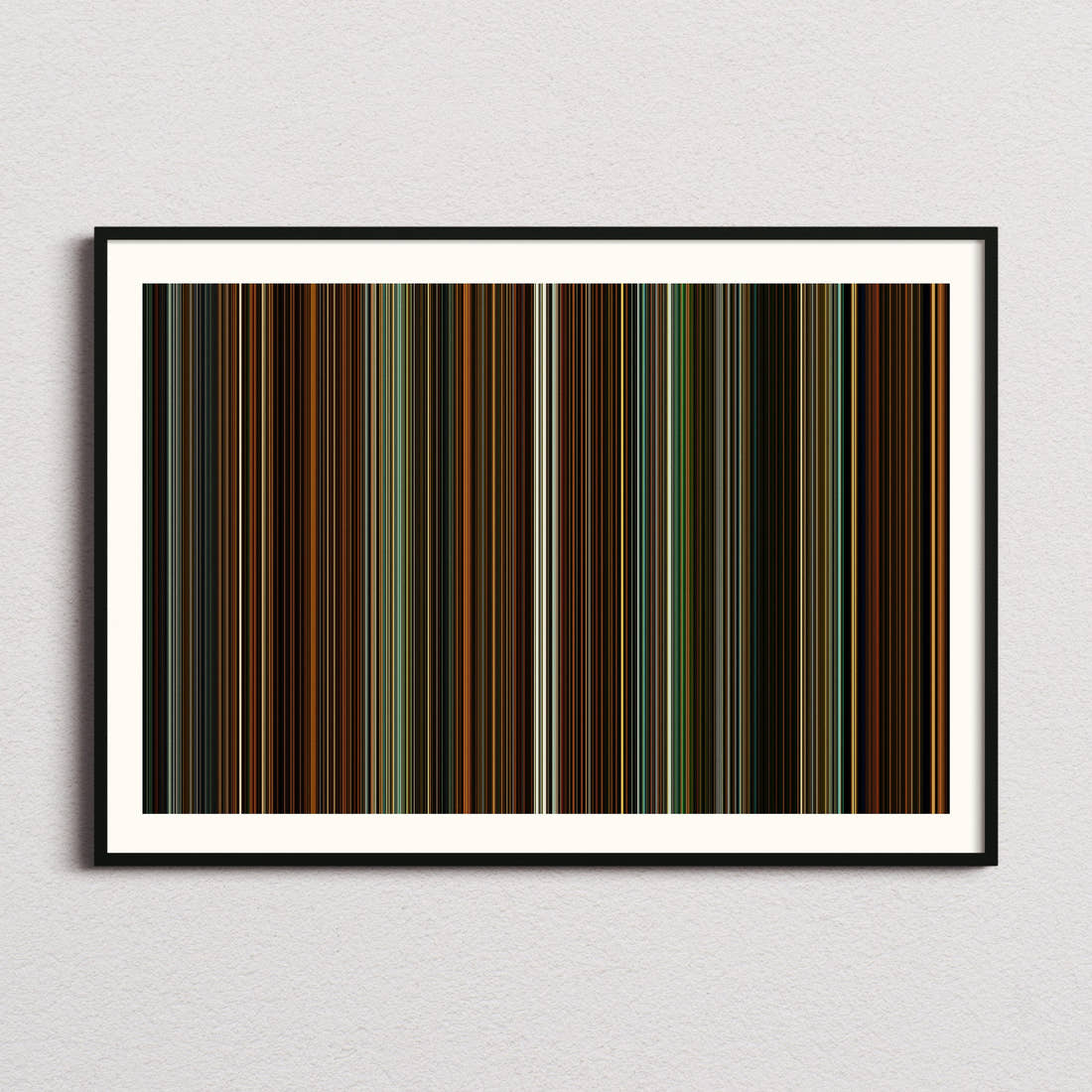 Whiplash Movie Barcode Poster - Barcode Only
