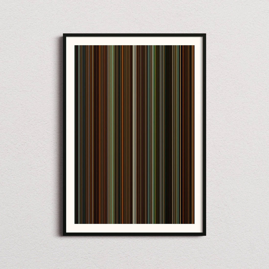 Whiplash Movie Barcode Poster - Barcode Only
