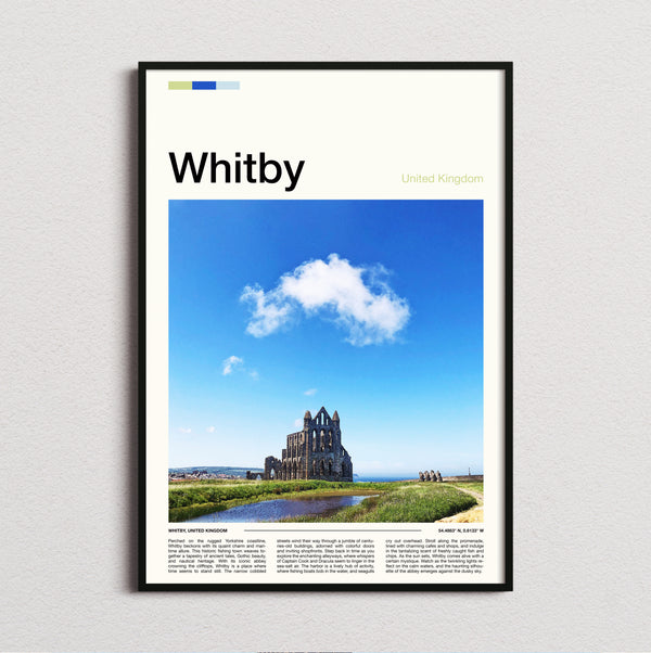 Whitby - Abbey Ruins - Travel Print