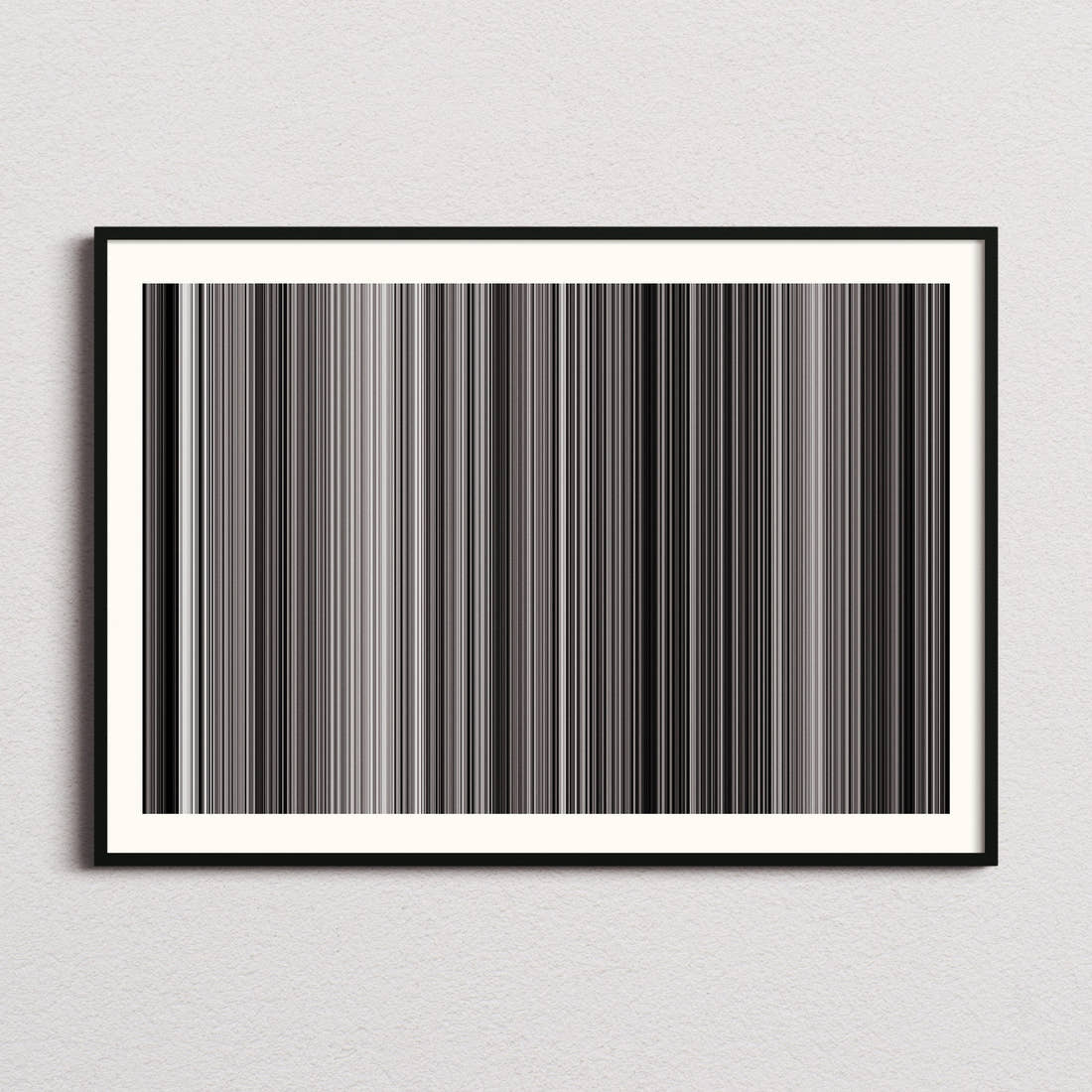 Wild Strawberries Movie Barcode Poster - Barcode Only