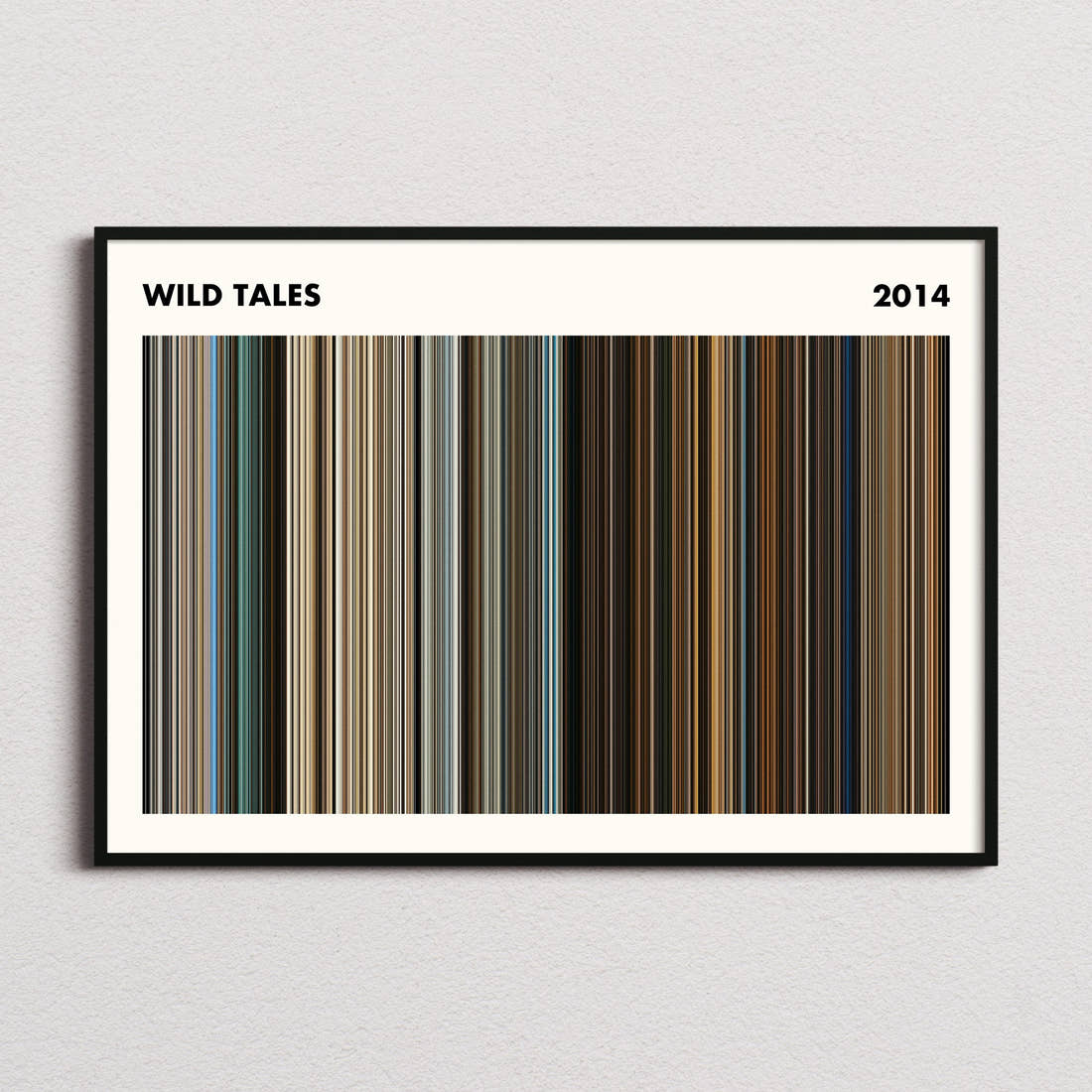 Wild Tales Movie Barcode Poster - Simplified