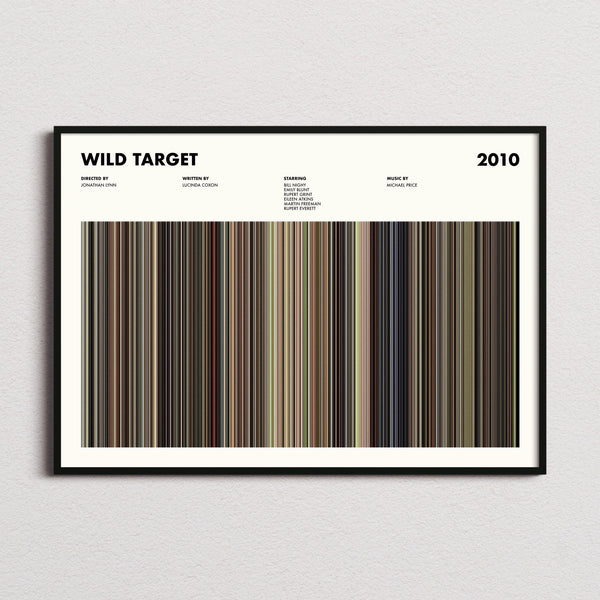 Wild Target Movie Barcode Poster