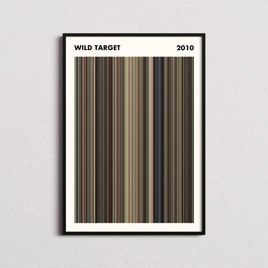 Wild Target Movie Barcode Poster - Simplified
