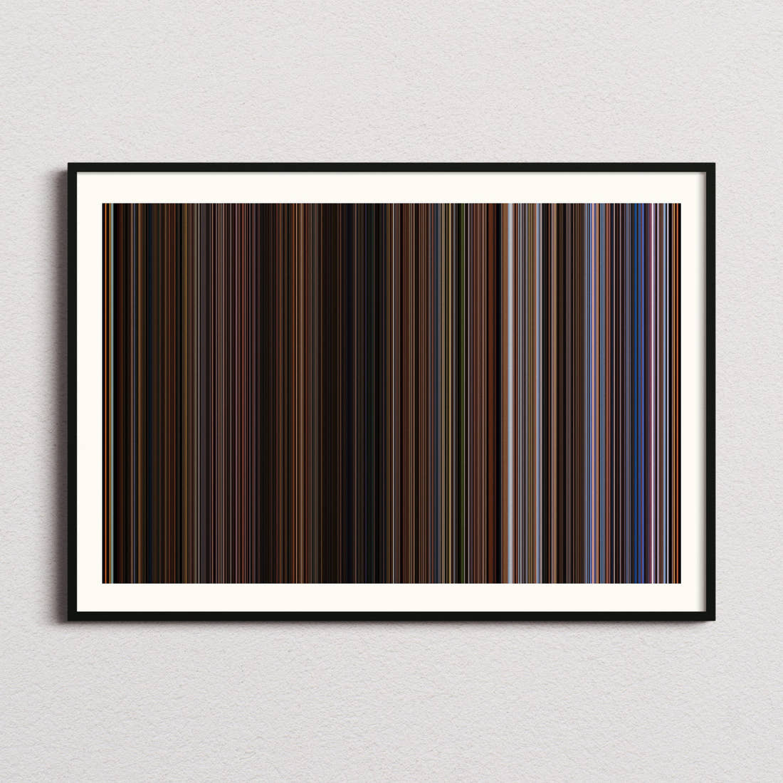 Wild Wild West Movie Barcode Poster - Barcode Only