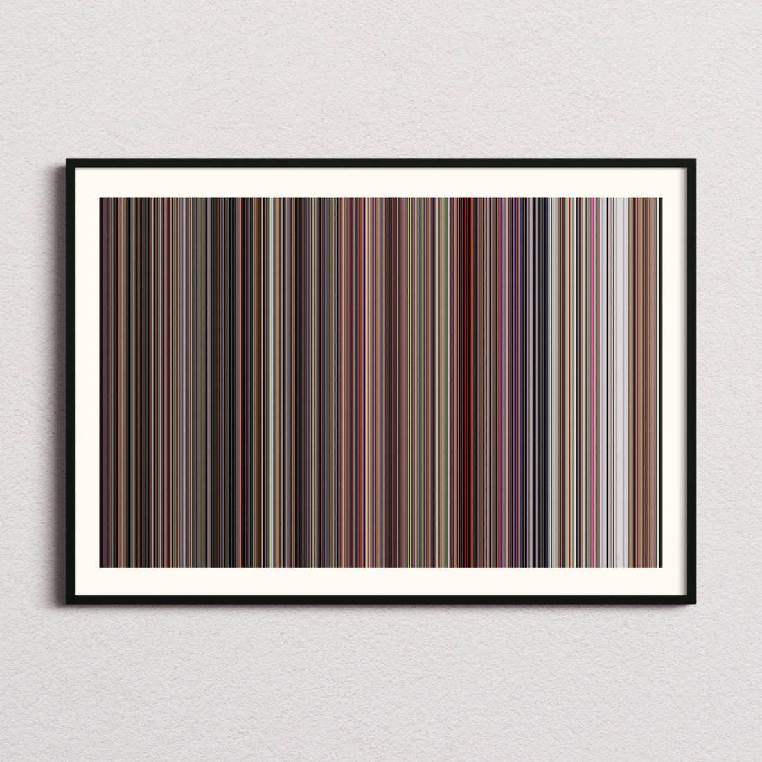 Willy Wonka & The Chocolate Factory Movie Barcode Poster - Barcode Only