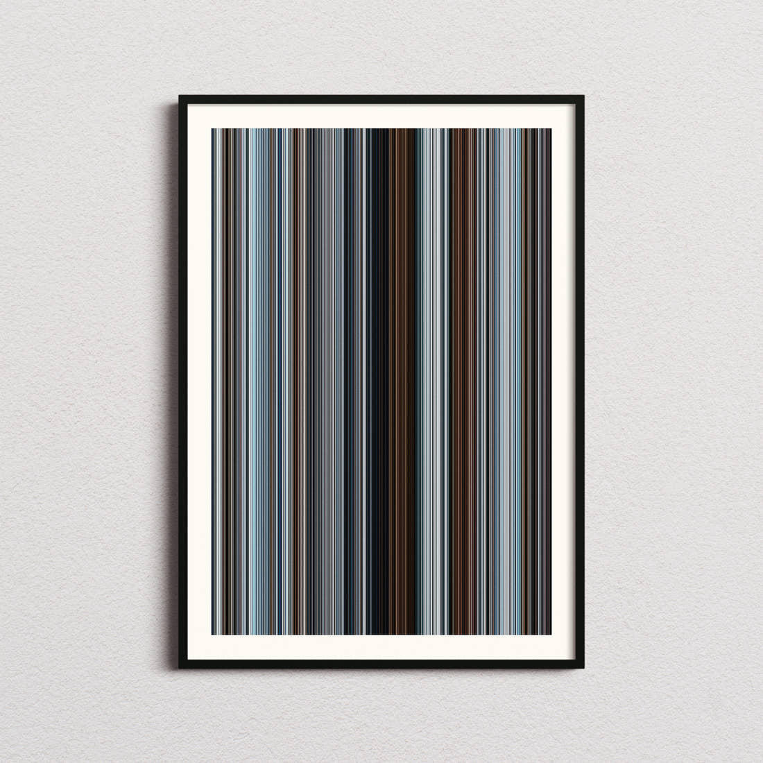 Wind River Movie Barcode Poster - Barcode Only