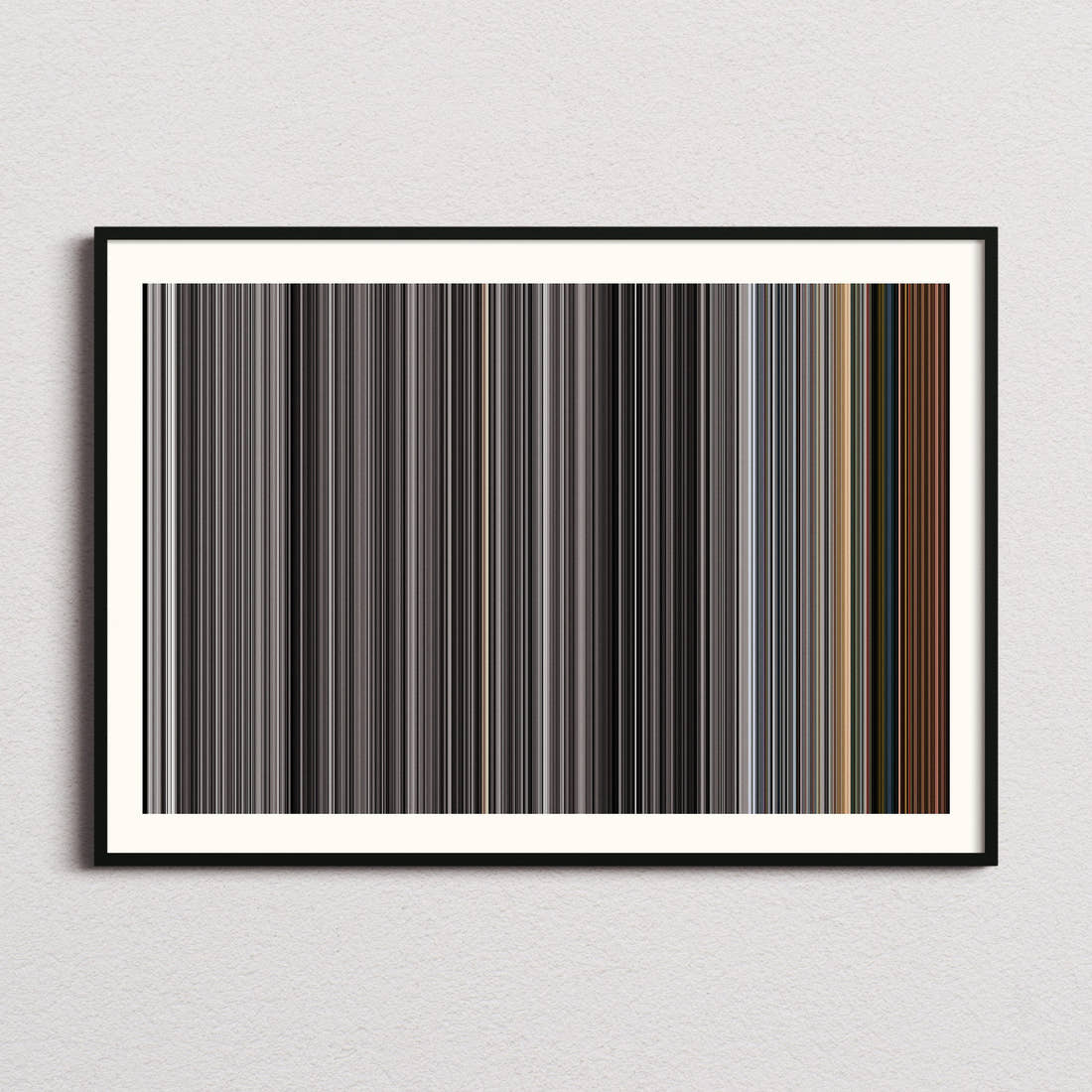 Wings of Desire Movie Barcode Poster - Barcode Only