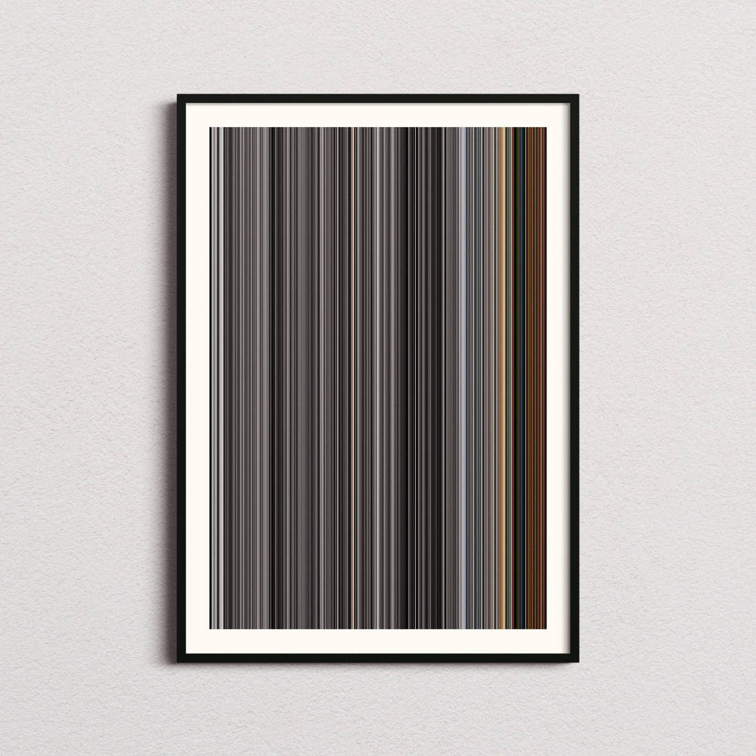 Wings of Desire Movie Barcode Poster - Barcode Only
