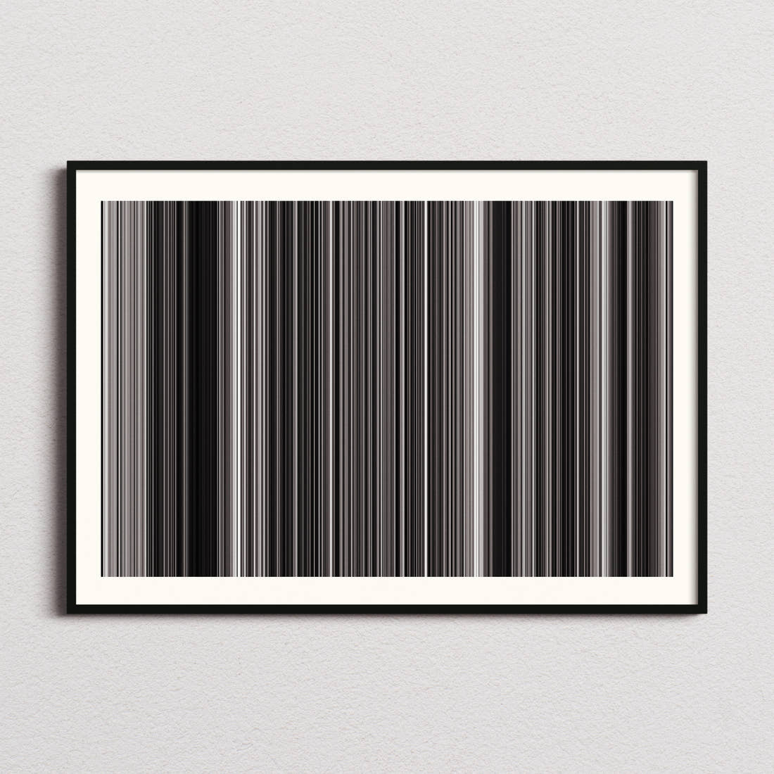 Woman in the Dunes Movie Barcode Poster - Barcode Only