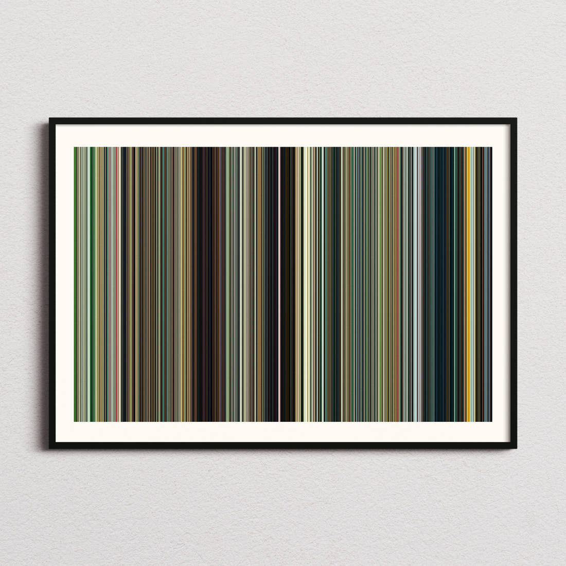 Wonder Woman 1984 Movie Barcode Poster - Barcode Only