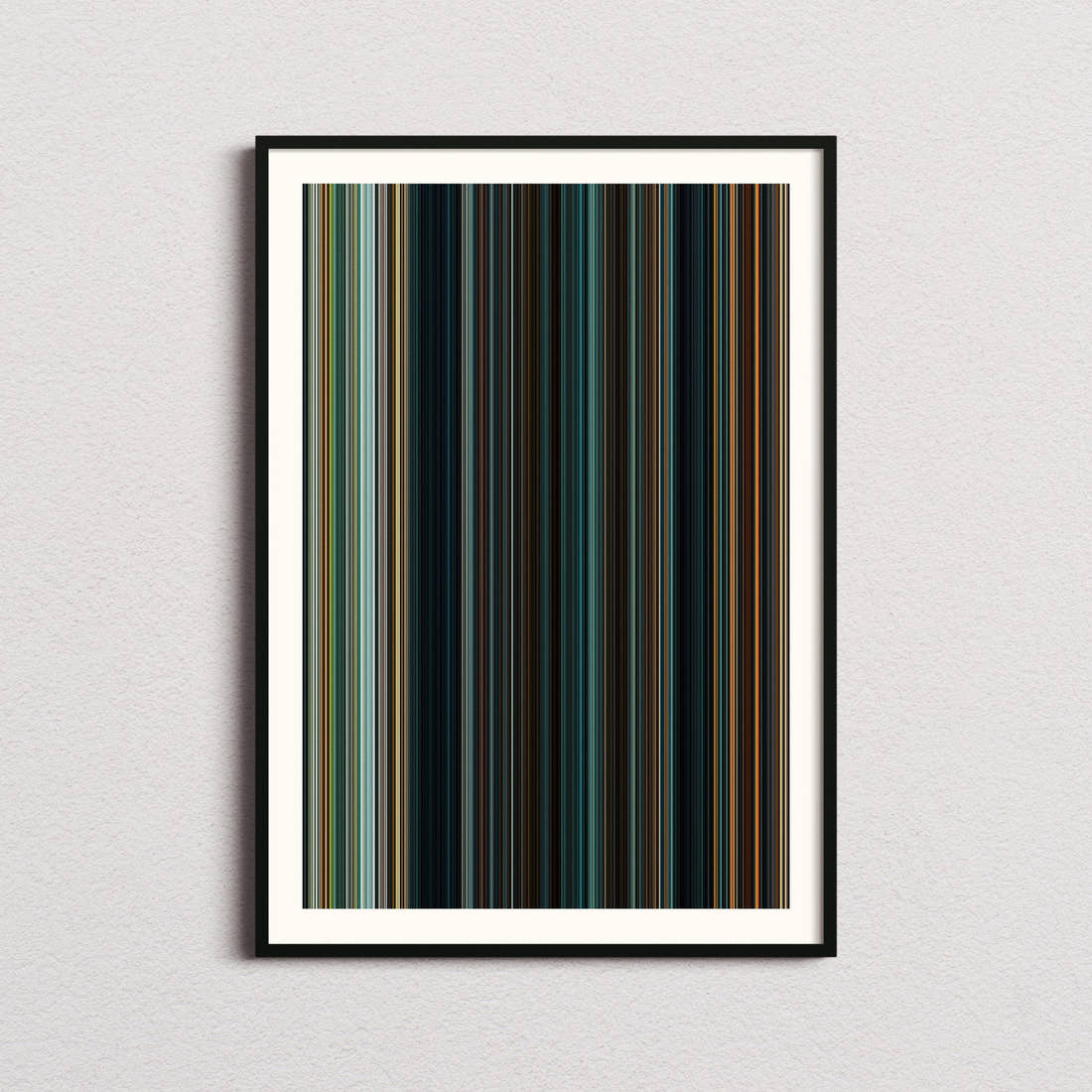 Wonder Woman Movie Barcode Poster - Barcode Only