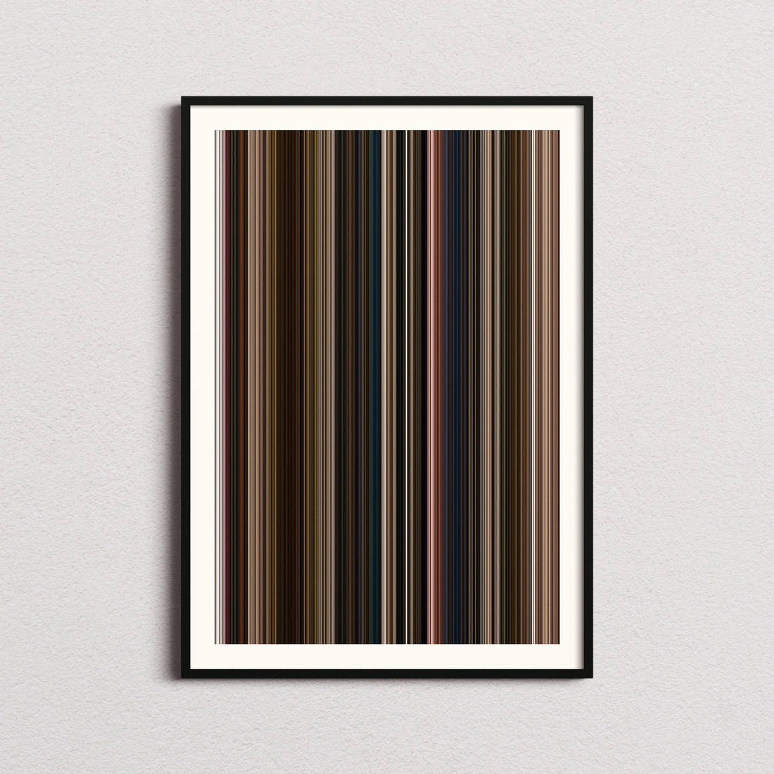 Wonka Movie Barcode Poster - Barcode Only