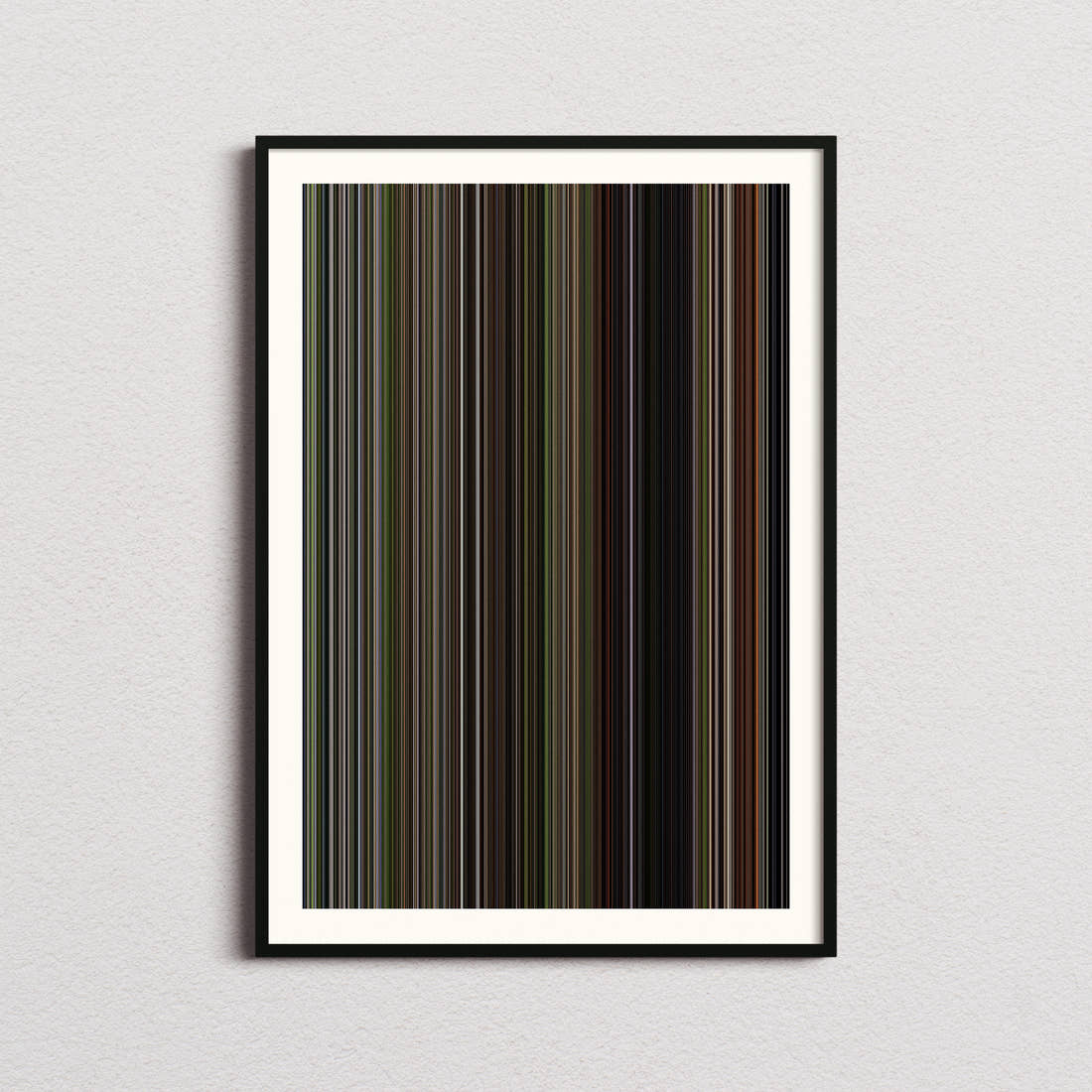 Wrong Turn Movie Barcode Poster - Barcode Only