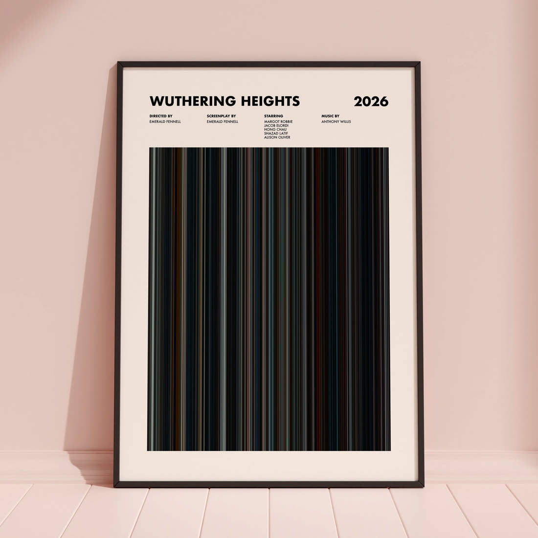 Wuthering Heights Movie Barcode Poster