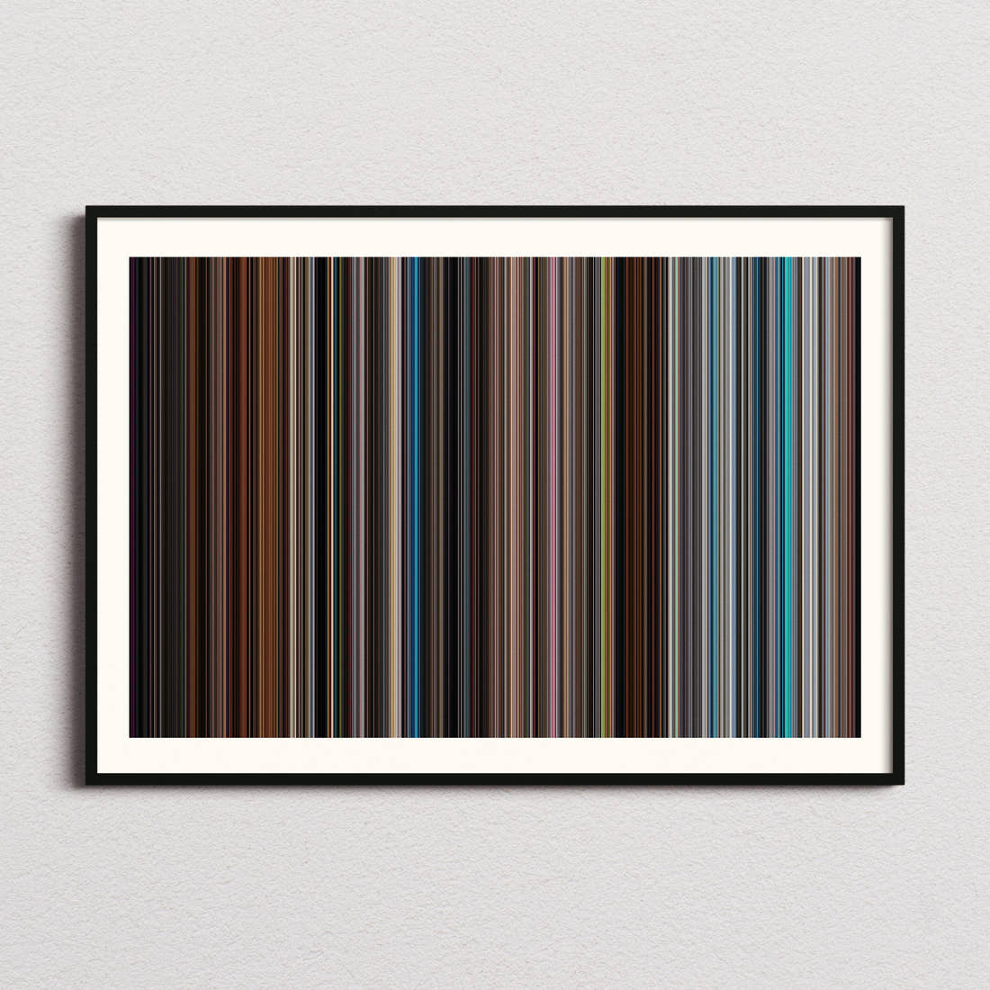 X-Men: First Class Movie Barcode Poster - Barcode Only