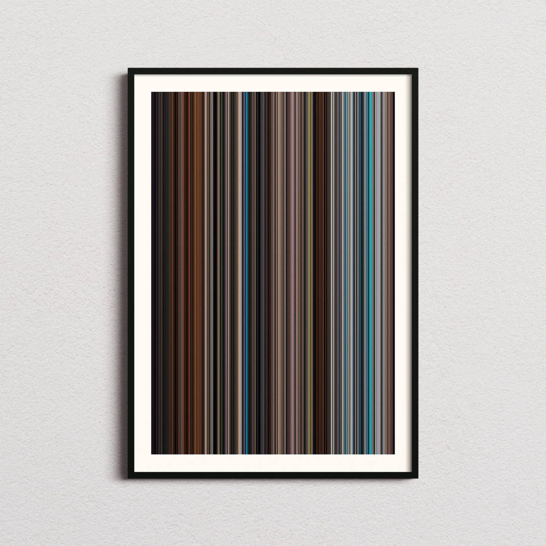 X-Men: First Class Movie Barcode Poster - Barcode Only