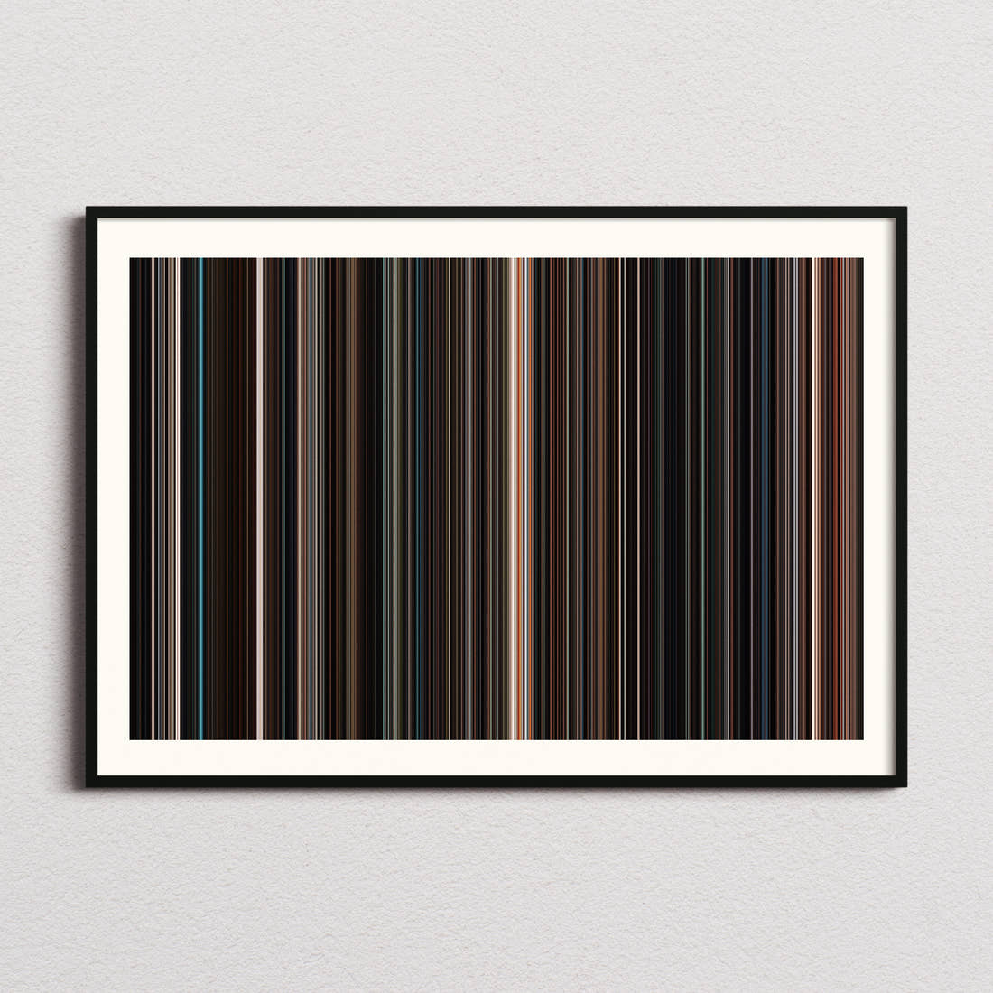 X-Men Origins: Wolverine Movie Barcode Poster - Barcode Only