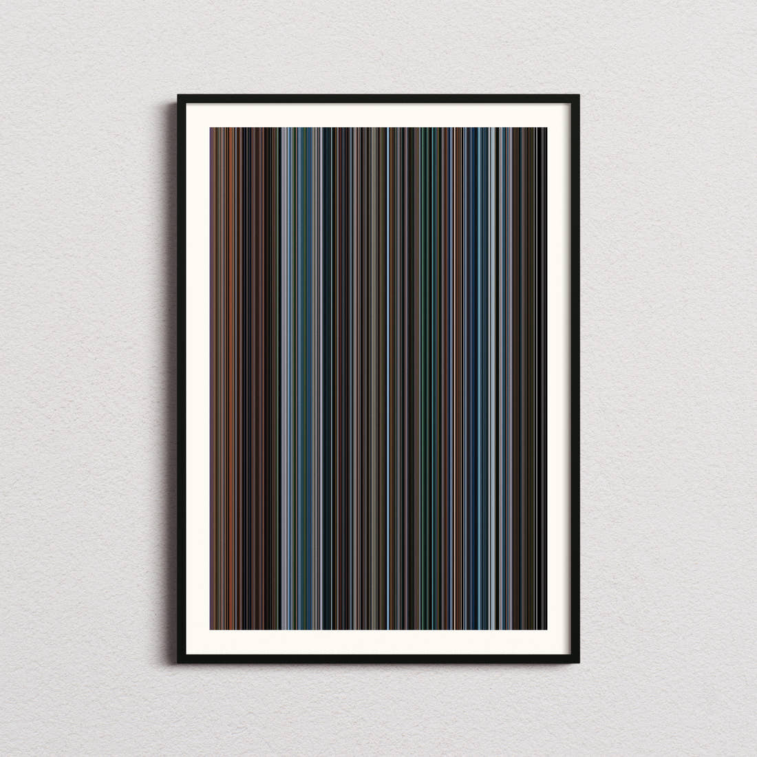 X-Men: The Last Stand Movie Barcode Poster - Barcode Only