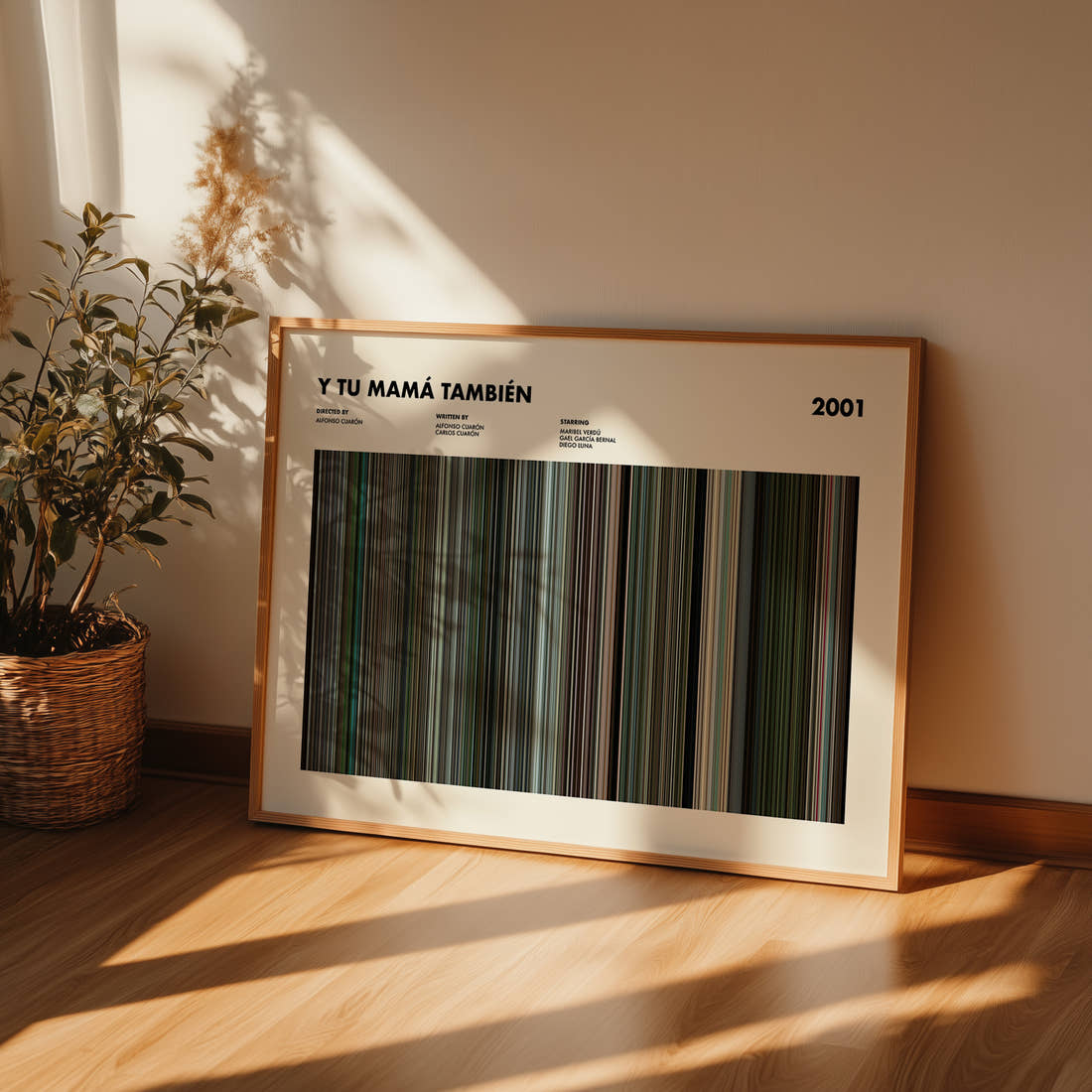Y tu mamá también Movie Barcode Poster