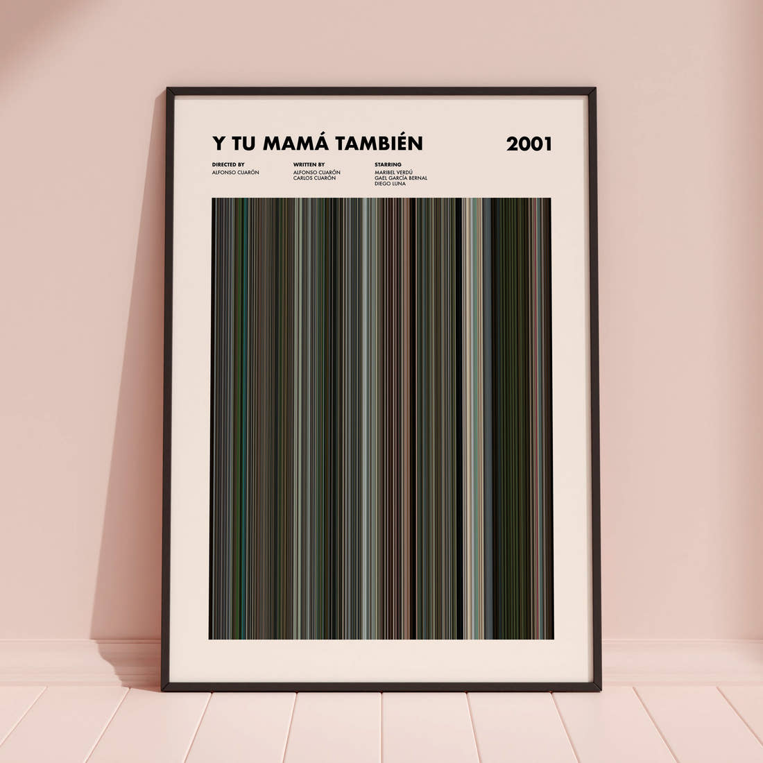 Y tu mamá también Movie Barcode Poster
