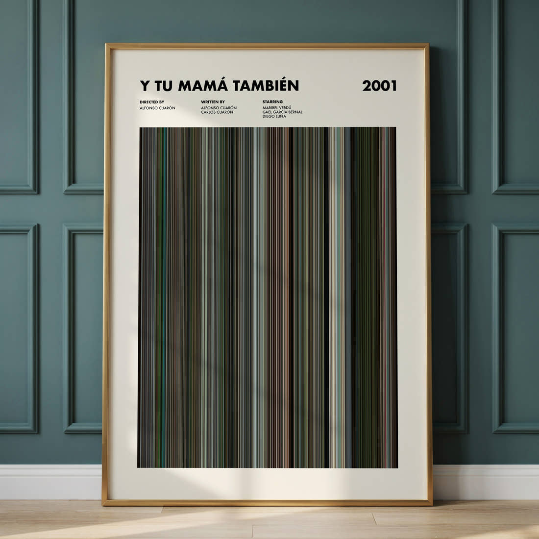 Y tu mamá también Movie Barcode Poster