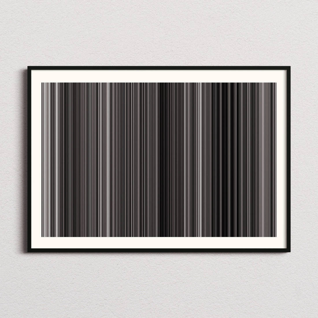Yojimbo Movie Barcode Poster - Barcode Only
