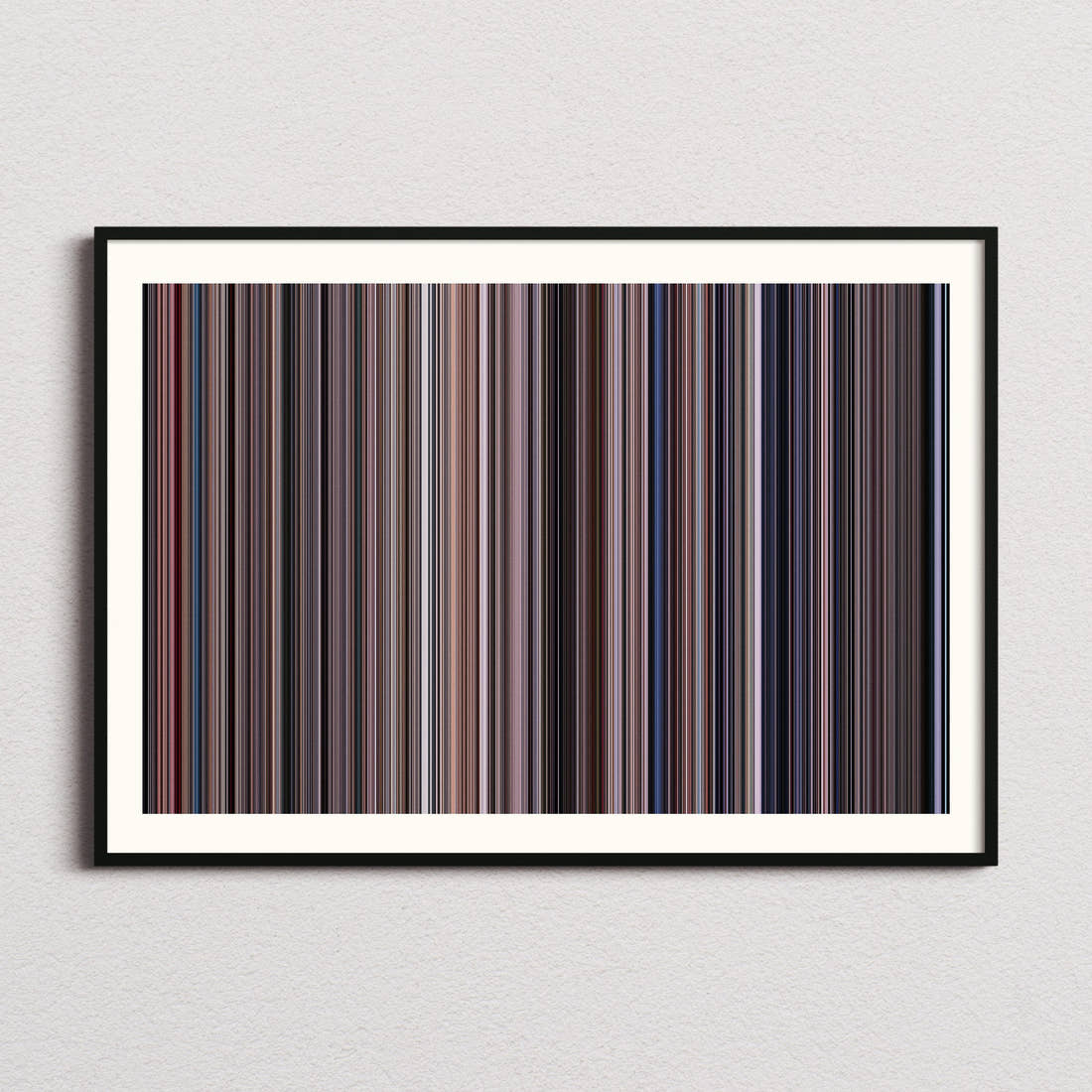 You Only Live Twice Movie Barcode Poster - Barcode Only