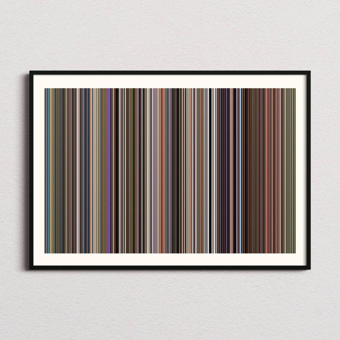 You Were My First Boyfriend Movie Barcode Poster - Barcode Only