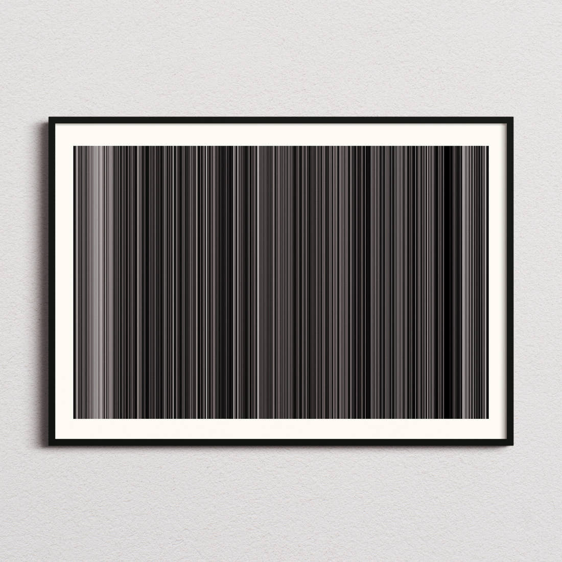 Young Frankenstein Movie Barcode Poster - Barcode Only