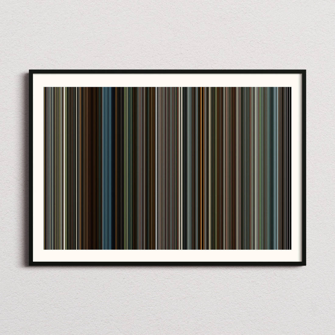 Young Washington Movie Barcode Poster - Barcode Only