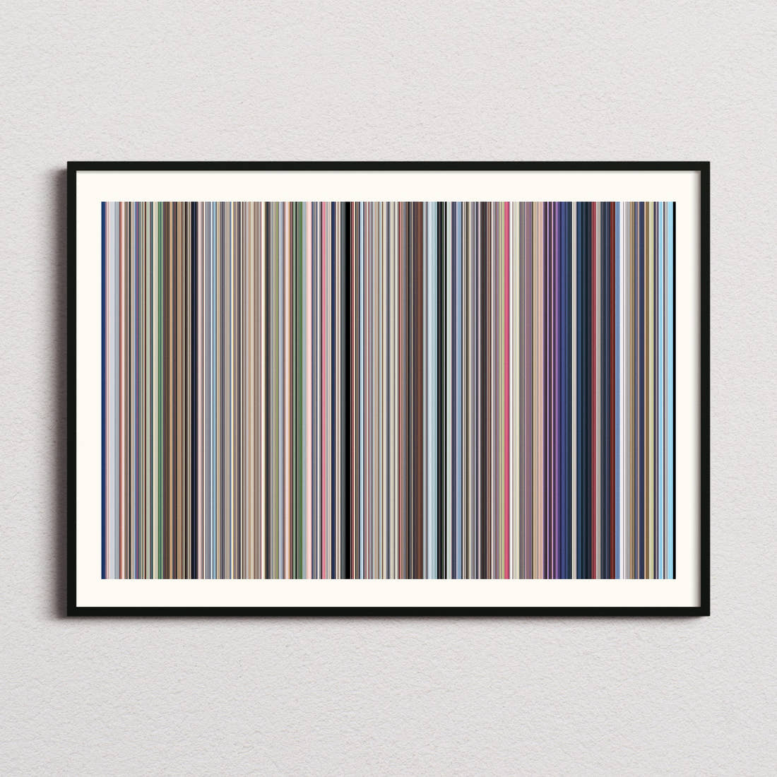 Your Name Movie Barcode Poster - Barcode Only