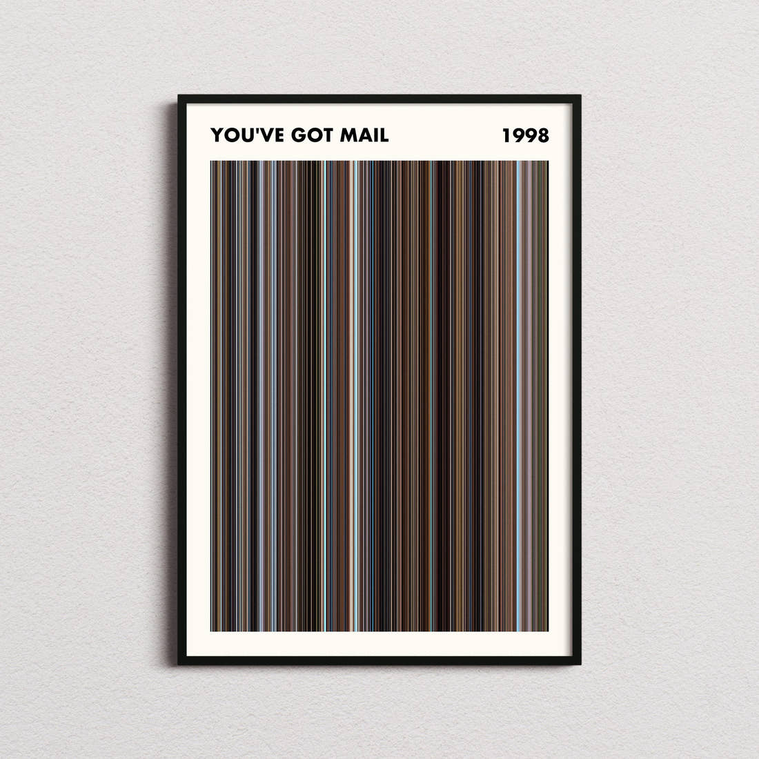 You've Got Mail Movie Barcode Poster - Simplified