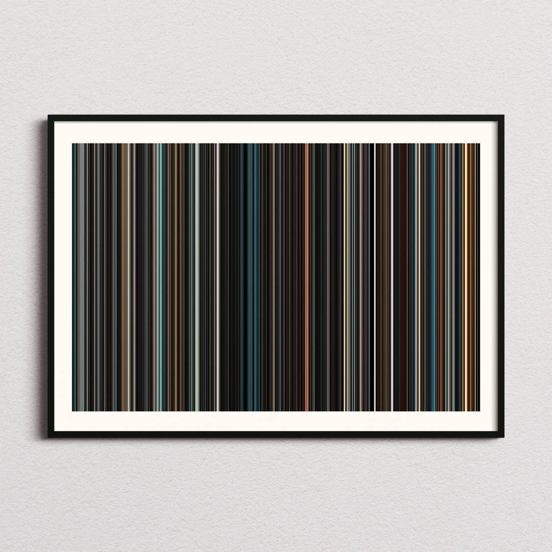Zack Snyder's Justice League Movie Barcode Poster - Barcode Only