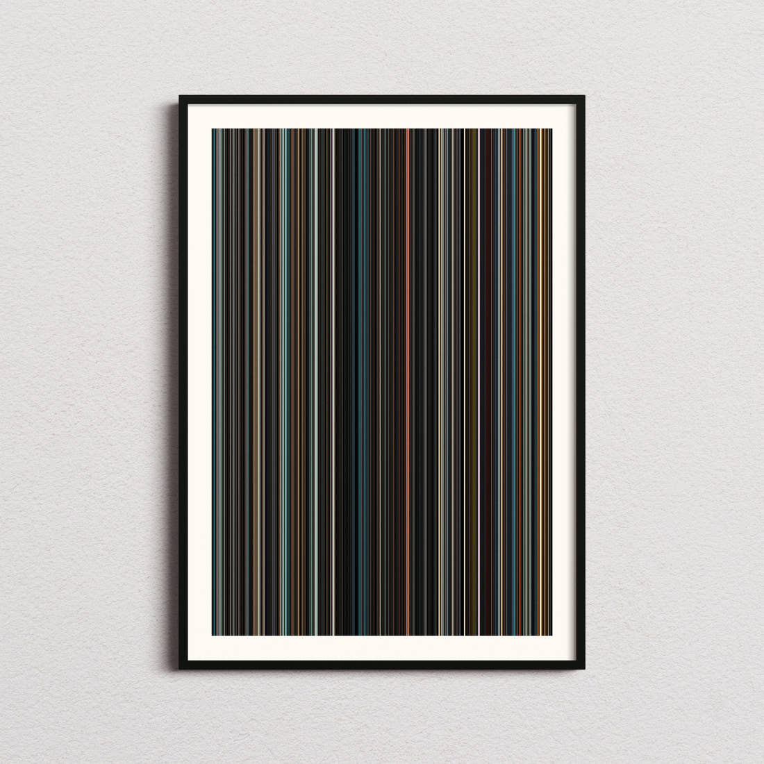 Zack Snyder's Justice League Movie Barcode Poster - Barcode Only