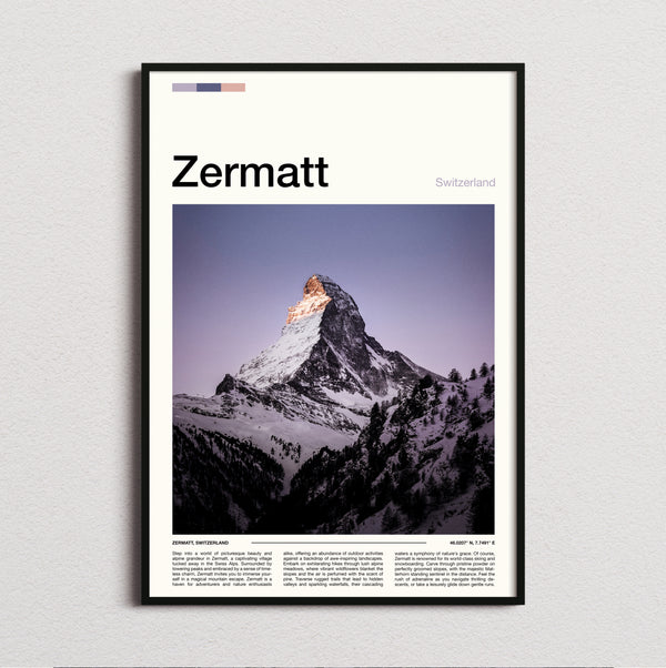 Zermatt - Matterhorn - Travel Print