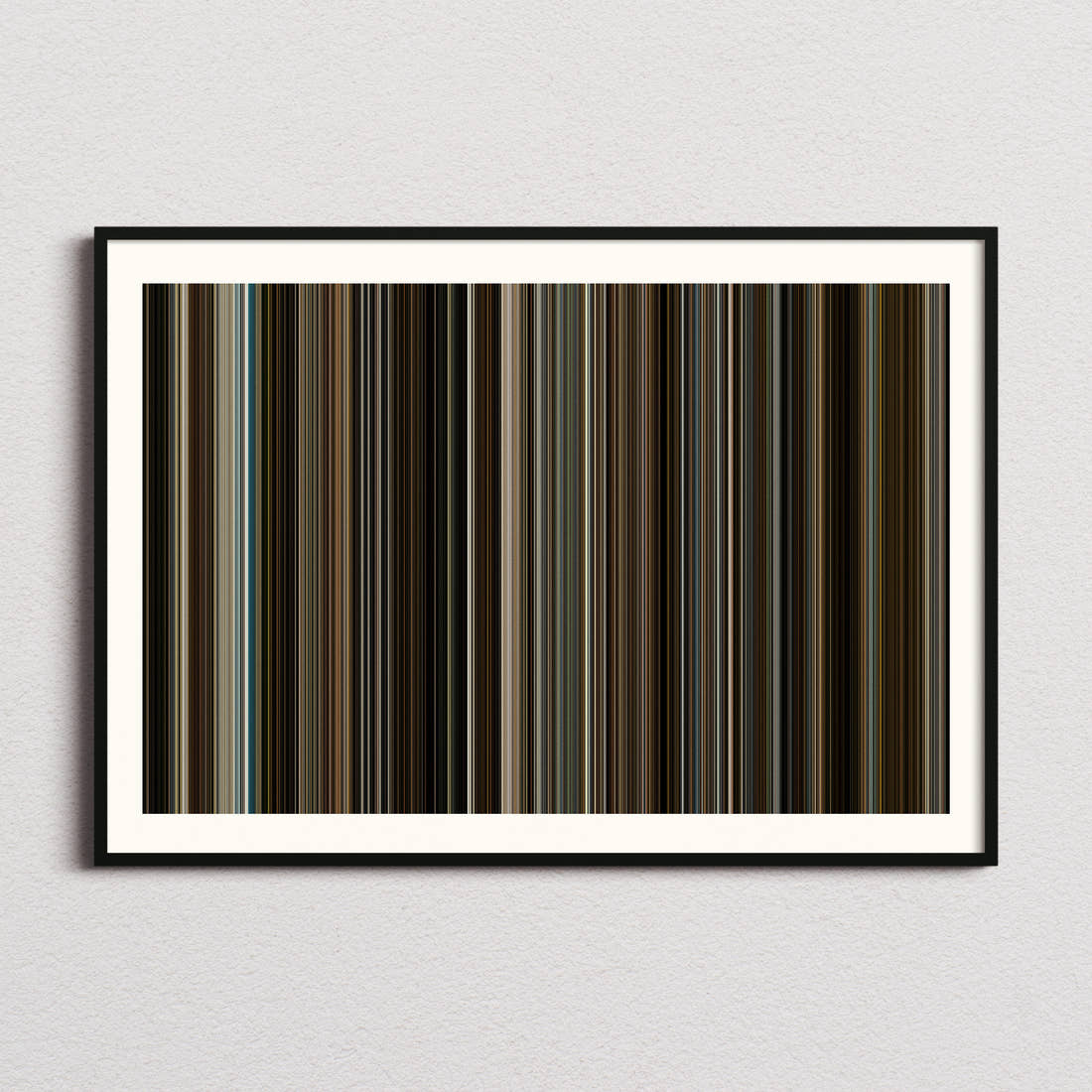 Zodiac Movie Barcode Poster - Barcode Only
