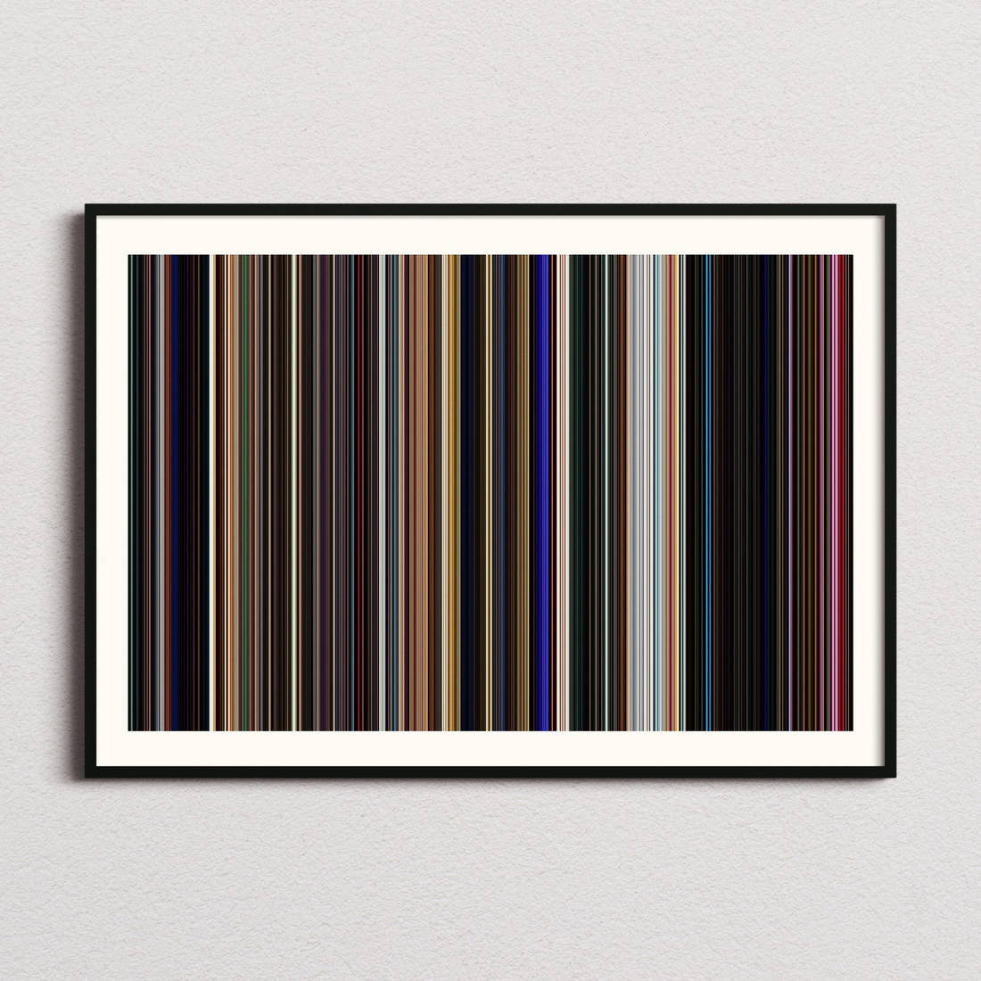 Zoolander 2 Movie Barcode Poster - Barcode Only