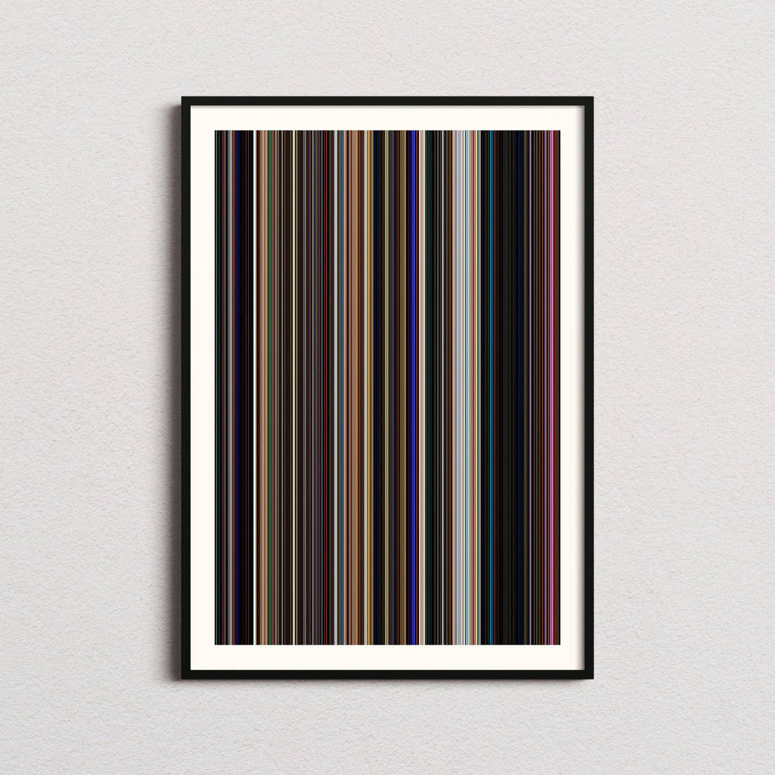 Zoolander 2 Movie Barcode Poster - Barcode Only