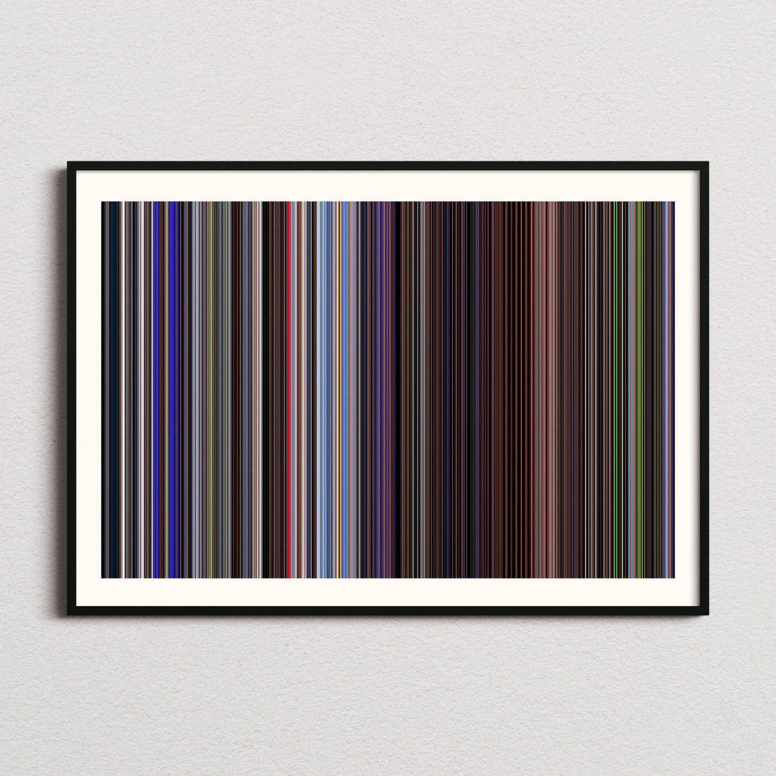 Zoolander Movie Barcode Poster - Barcode Only