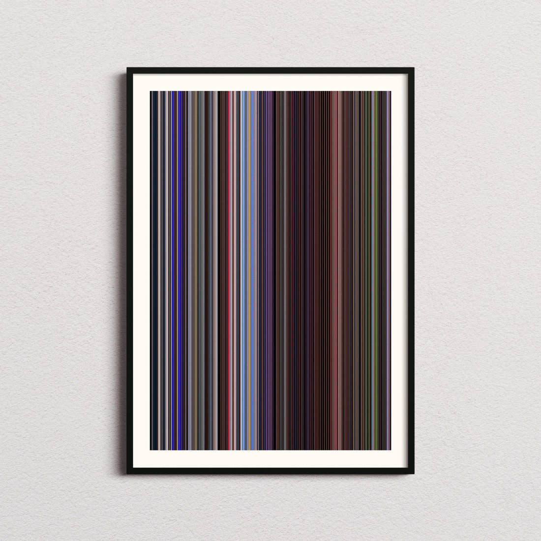 Zoolander Movie Barcode Poster - Barcode Only