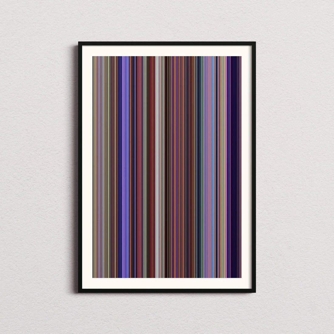 Zootopia 2 Movie Barcode Poster - Barcode Only