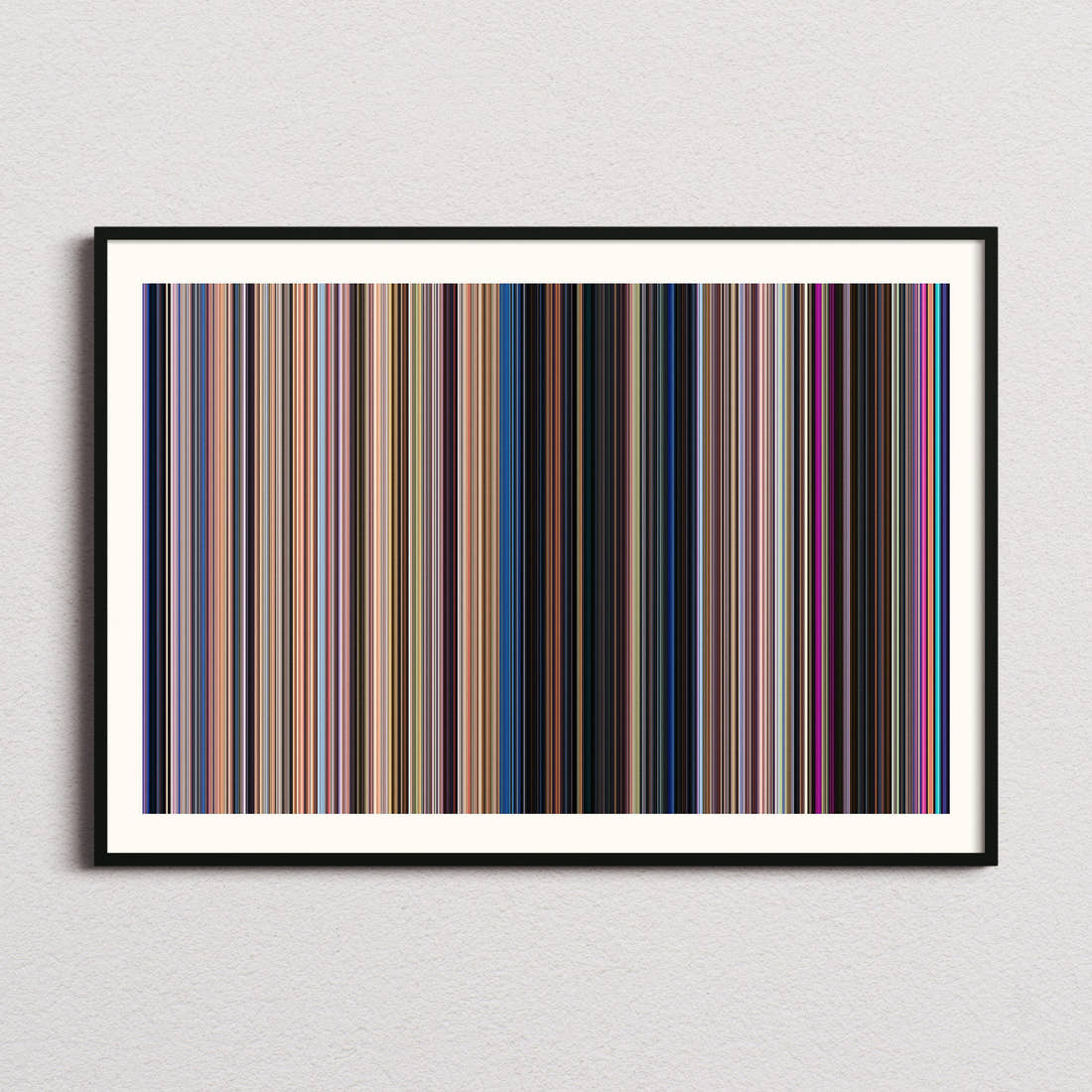 Zootopia Movie Barcode Poster - Barcode Only