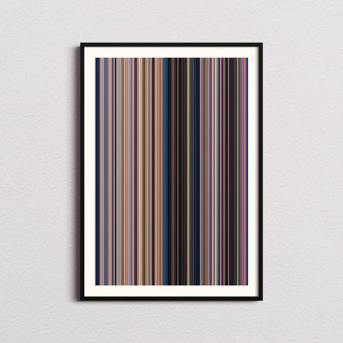 Zootopia Movie Barcode Poster - Barcode Only